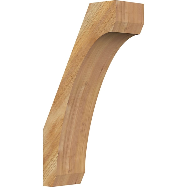 Ekena Millwork 6"W x 14"D x 26"H Legacy Rough Sawn Knee Brace, Western Red Cedar BRC06X14X26LEC00RWR - main